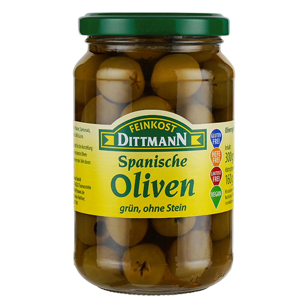 Feinkost Dittmann Oliven grün ohne Stein 160g – Bild 2