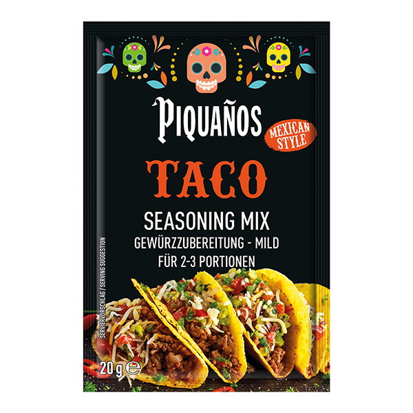 Piquaños Taco Seasoning Mix 20g – Bild 2