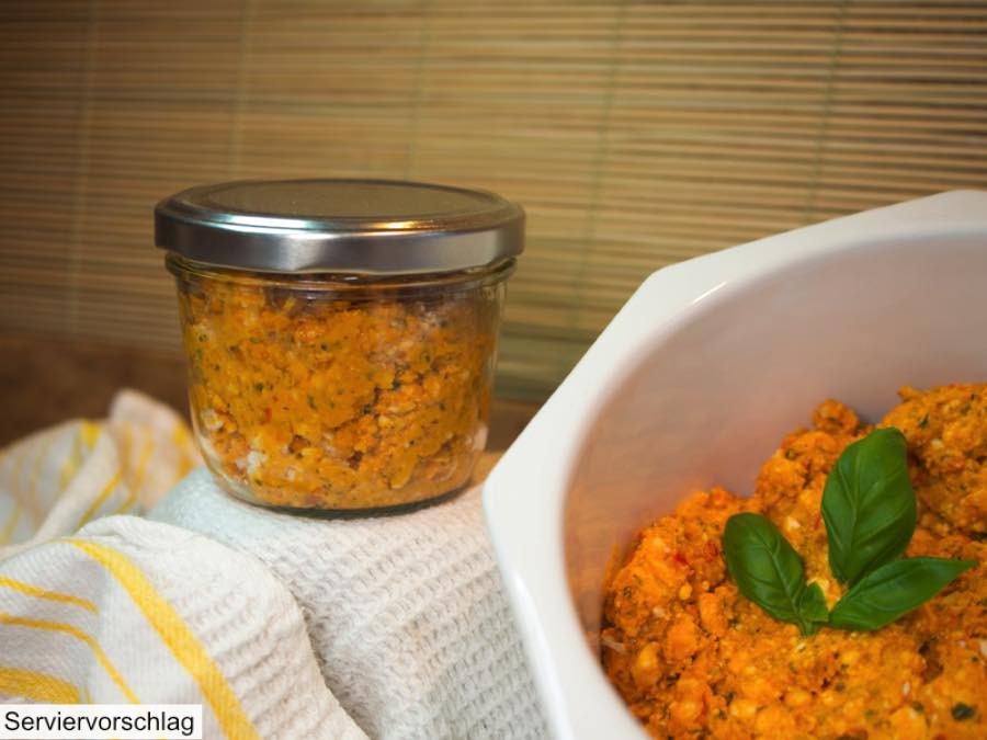 Schafskäsecreme Salsa scharf, Glas 160g – Bild 2