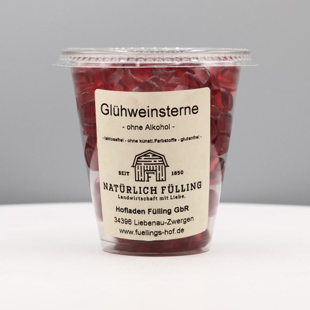 Fruchtsaftbeeren „Glühweinsterne“