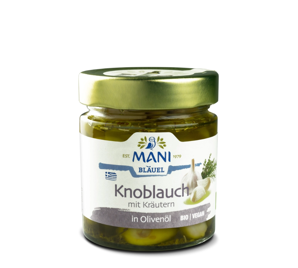 Bio Knoblauch in Olivenöl, 185g