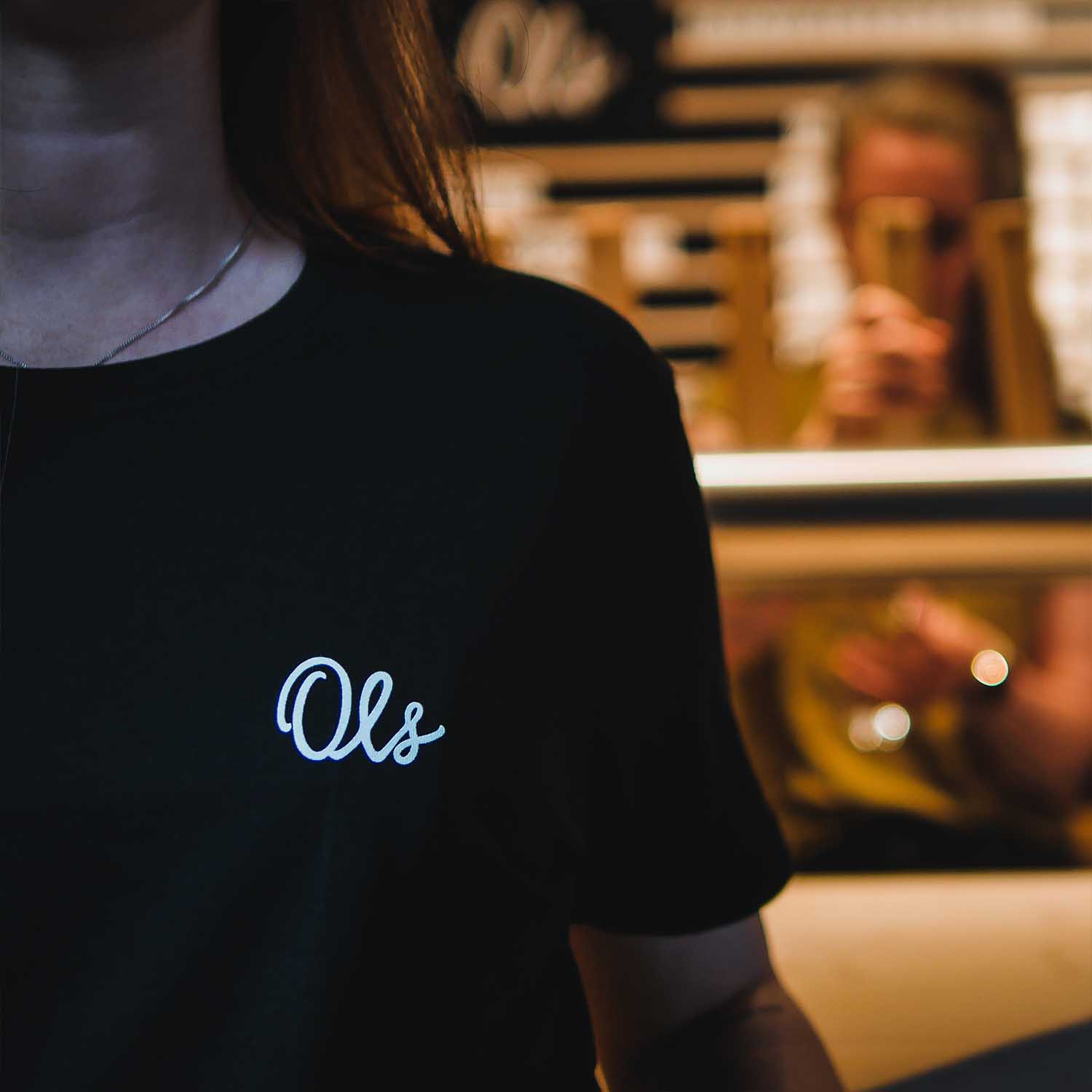 Ols T-Shirt (unisex) – schwarz – Bild 3