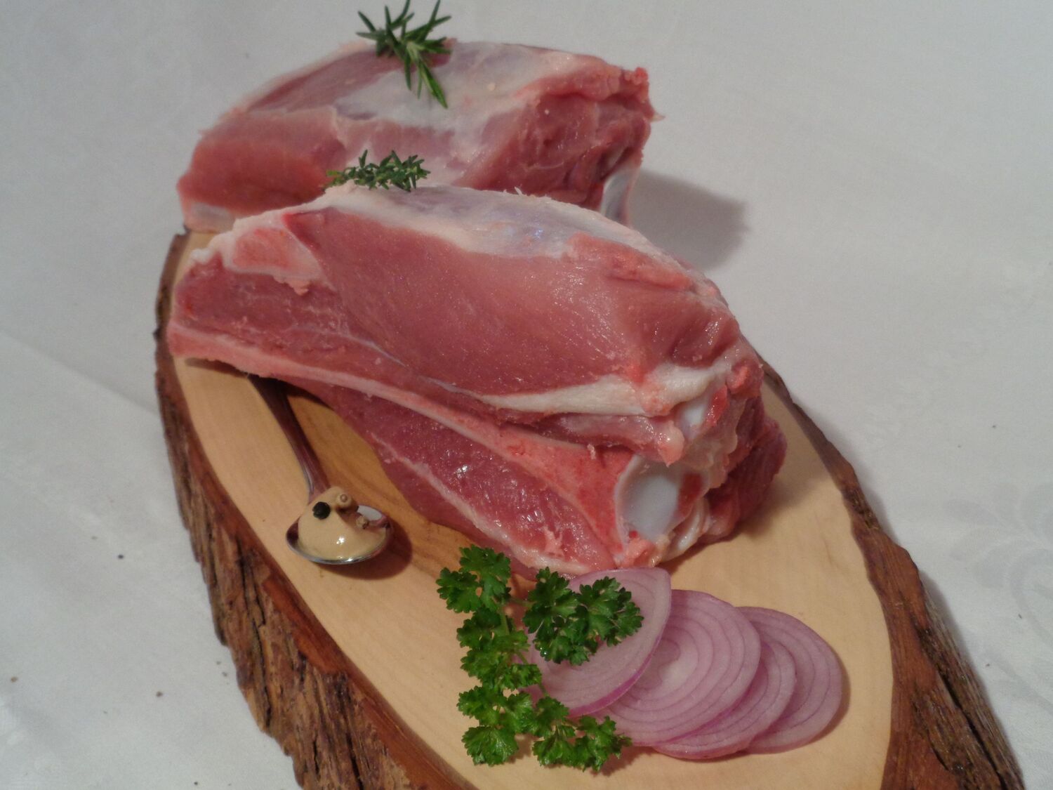 1/2 Schäufelchen ohne Schwarte, roh