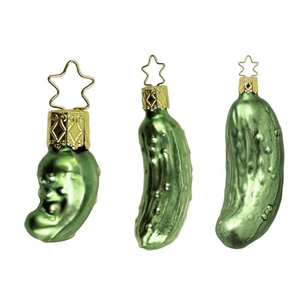Weihnachtsgurke 3er Set